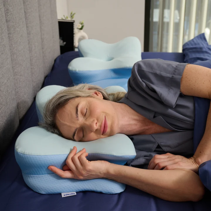 Derila Ergo Pillow use and care visual